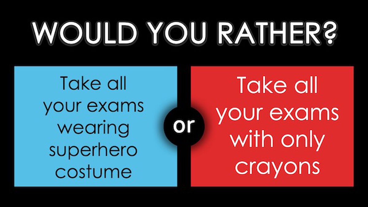 Would You Rather - School Year image number null
